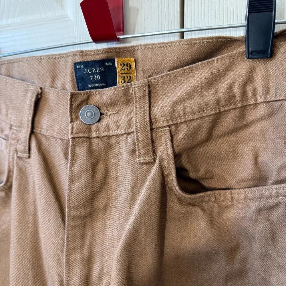 J.Crew 770 Khaki Slim Fit Jeans Mens Size 29x32
